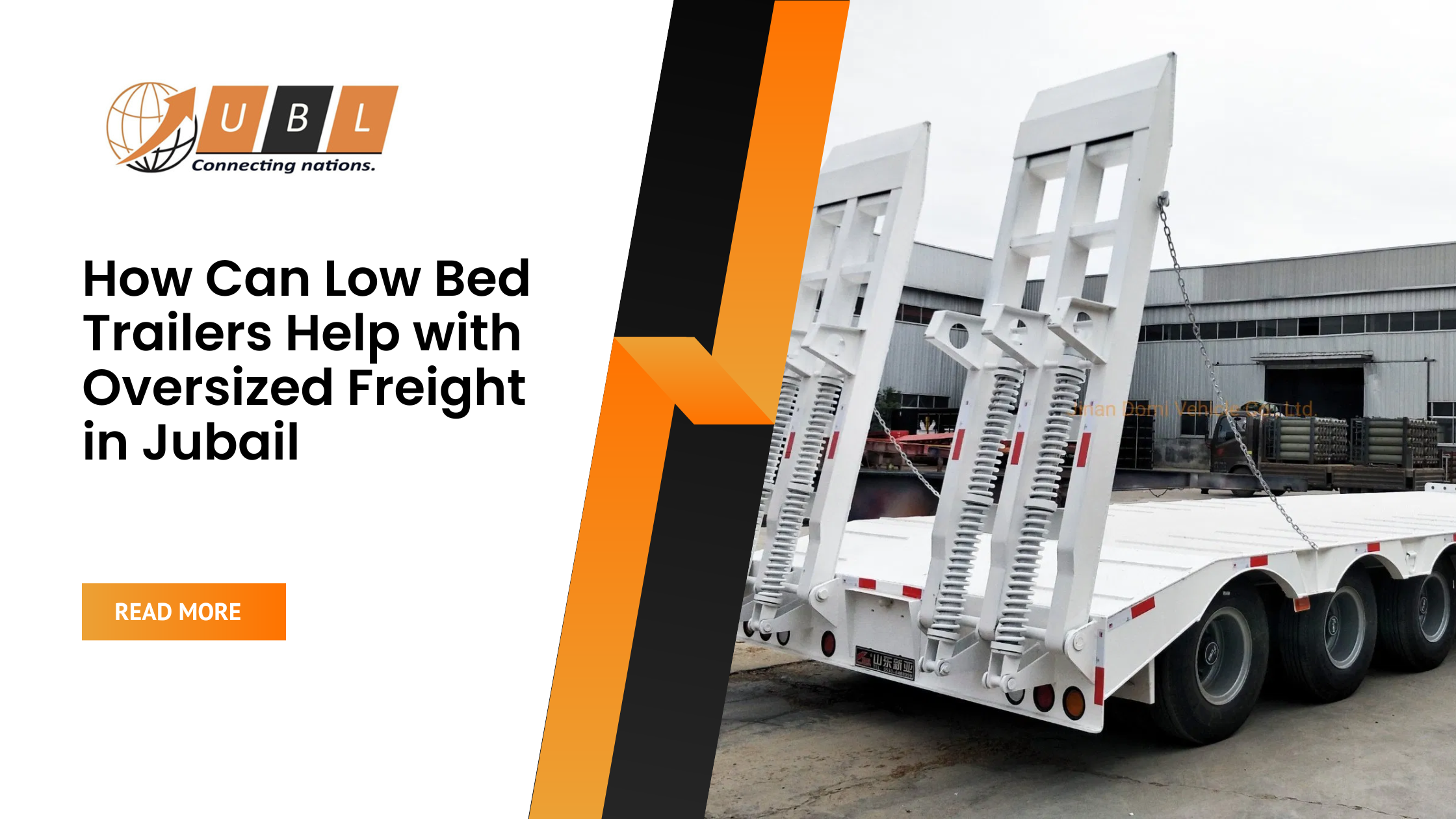 How Can Low Bed Trailers Help with Oversized Freight in Jubail
