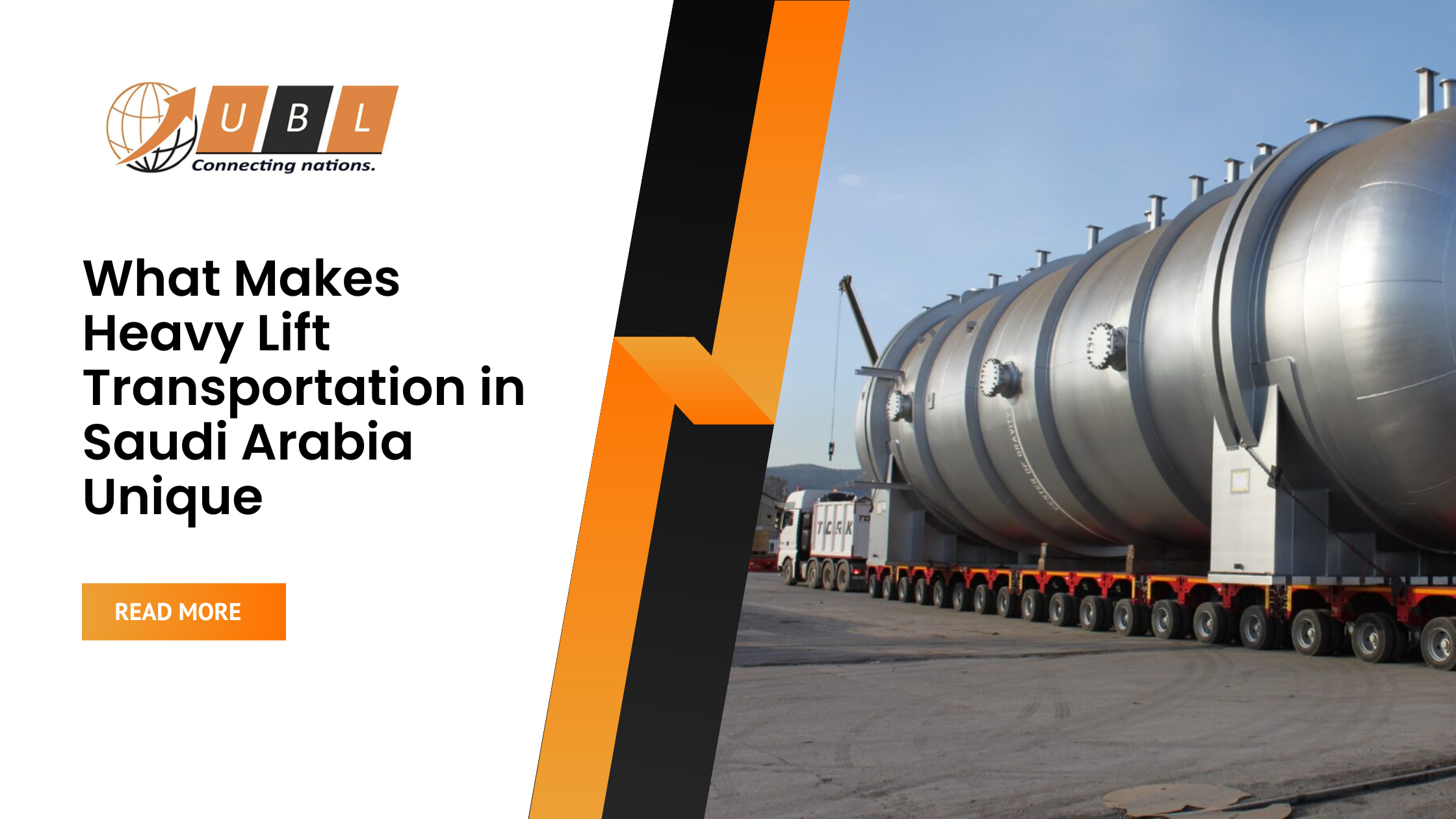 What Makes Heavy Lift Transportation in Saudi Arabia Unique